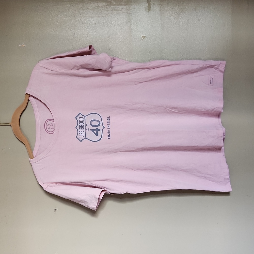 Life Is Good at 40 Enjoy the Ride tee